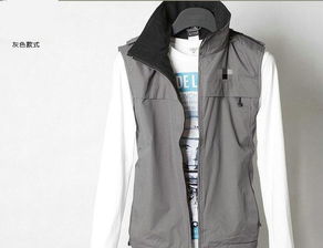 廠家直供 北臉風格戶外休閑情侶馬甲，可拆卸連帽背心批發指南